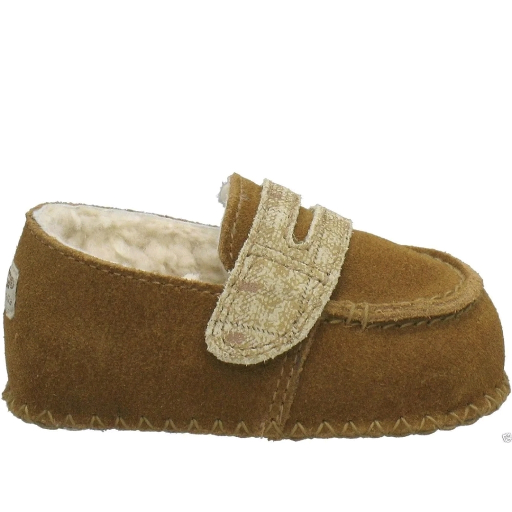 UGG Australia Size 0 - 6 Months XS Sprout Brown Bootie Shoe